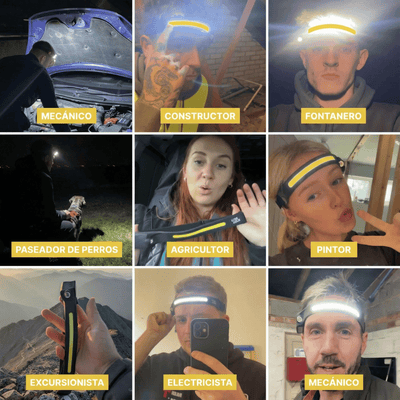 Lumenoc® 230º Linterna Frontal